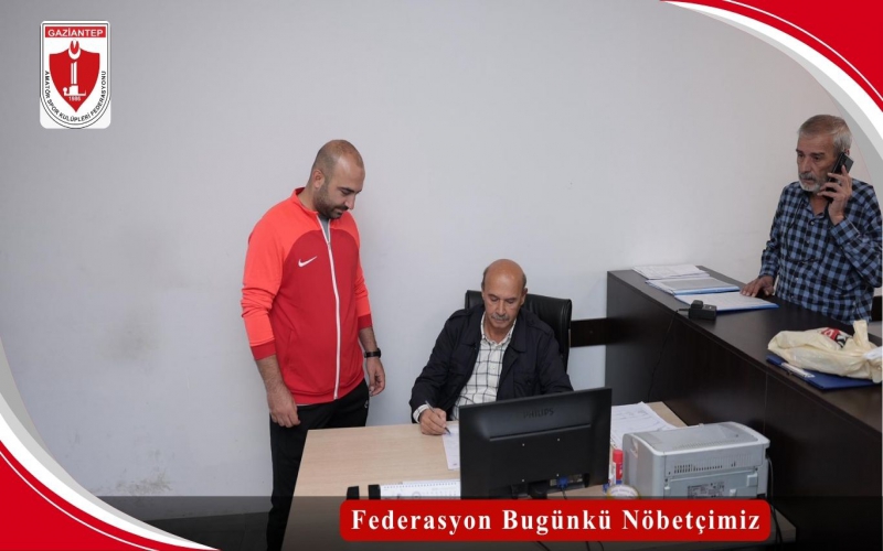 Federasyon Bugünkü Nöbetçimiz